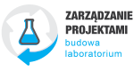 Logo zarządzania projektami - budowa laboratorium
